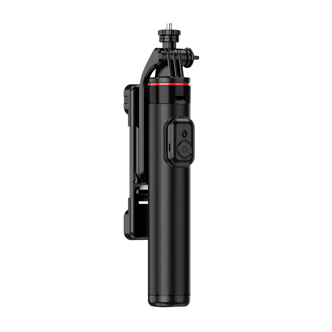 Selfie stick WC12YDS 1.3m aluminum alloy telescopic tripod with dual lamp and phone holder - black_11