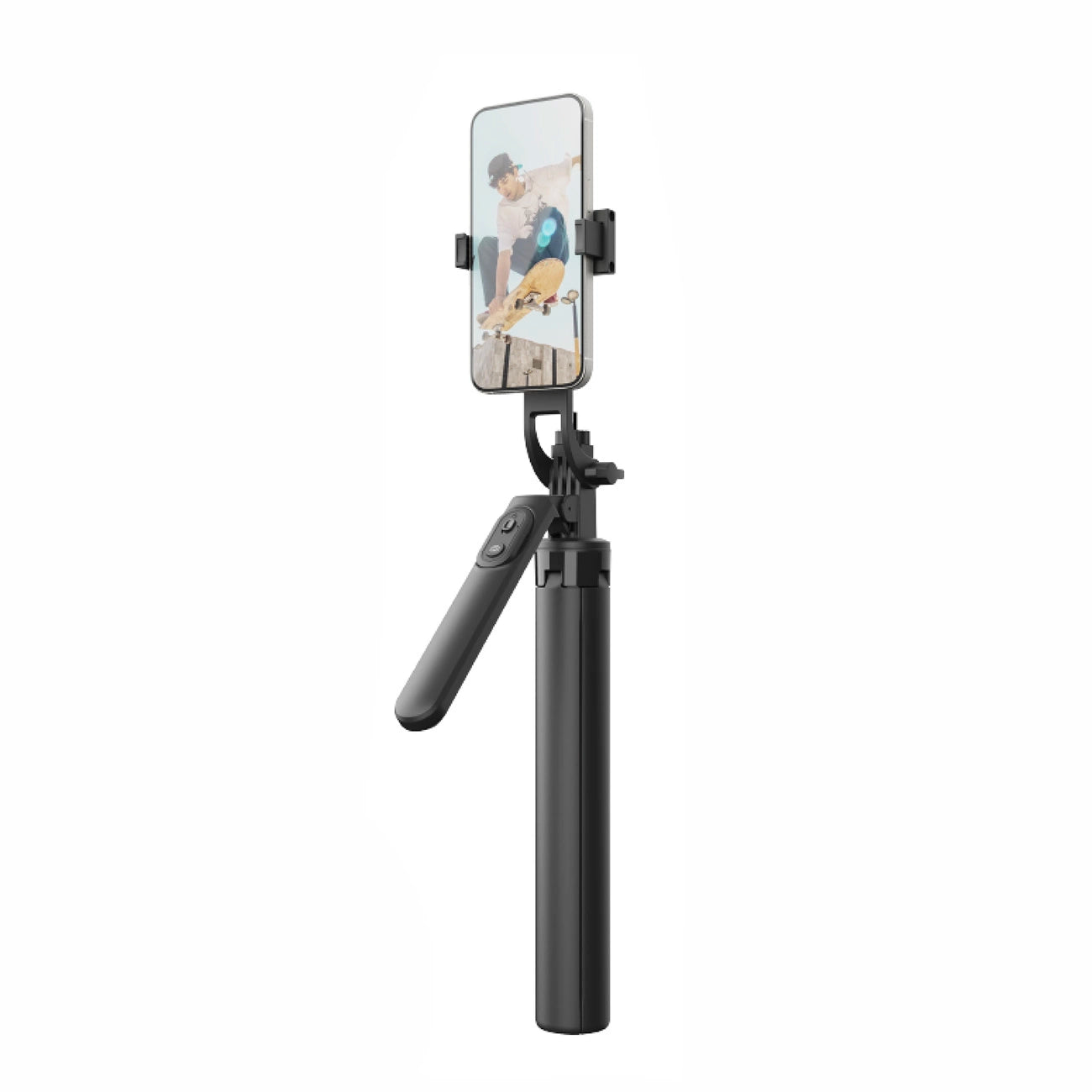 Selfie stick WH181-Y1S 1.75m aluminum alloy telescopic tripod with phone holder - black_1