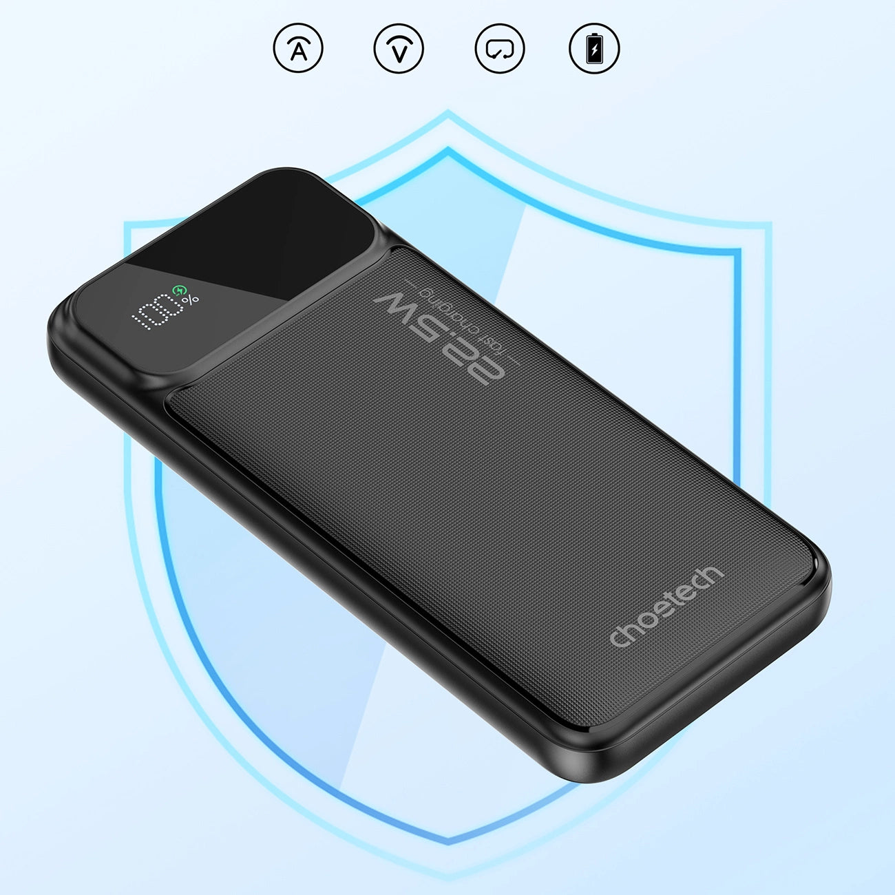 Choetech Powerbank B729 20000mAh 22.5W PD (black)_5