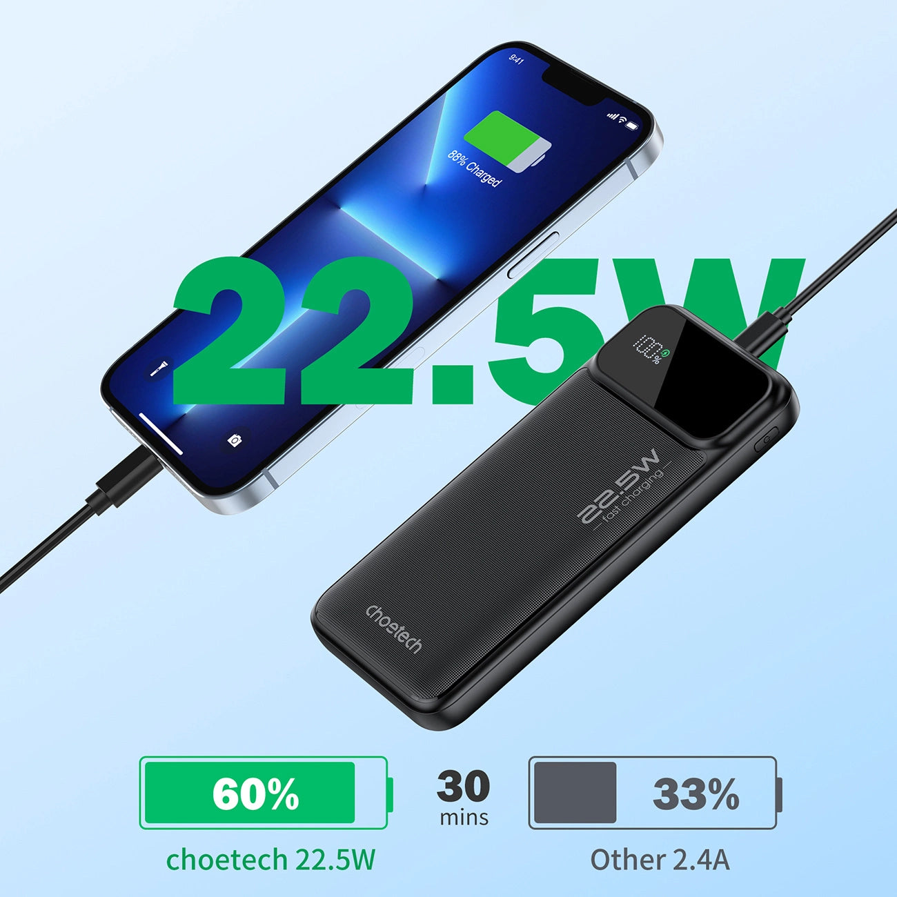 Choetech Powerbank B729 20000mAh 22.5W PD (black)_7