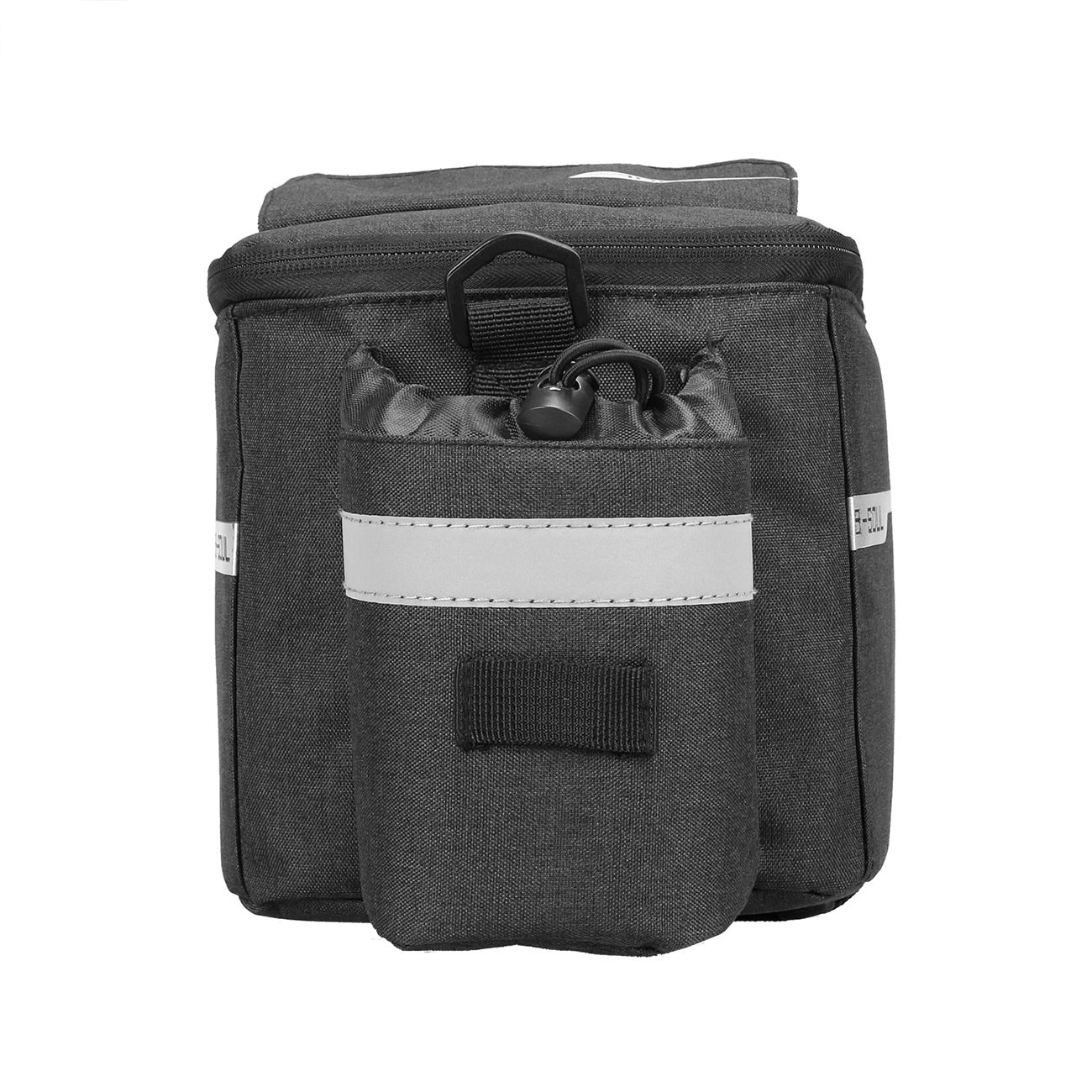 WYA26Y0S Thermal Bike Pannier Bag with Shoulder Strap - Black_6