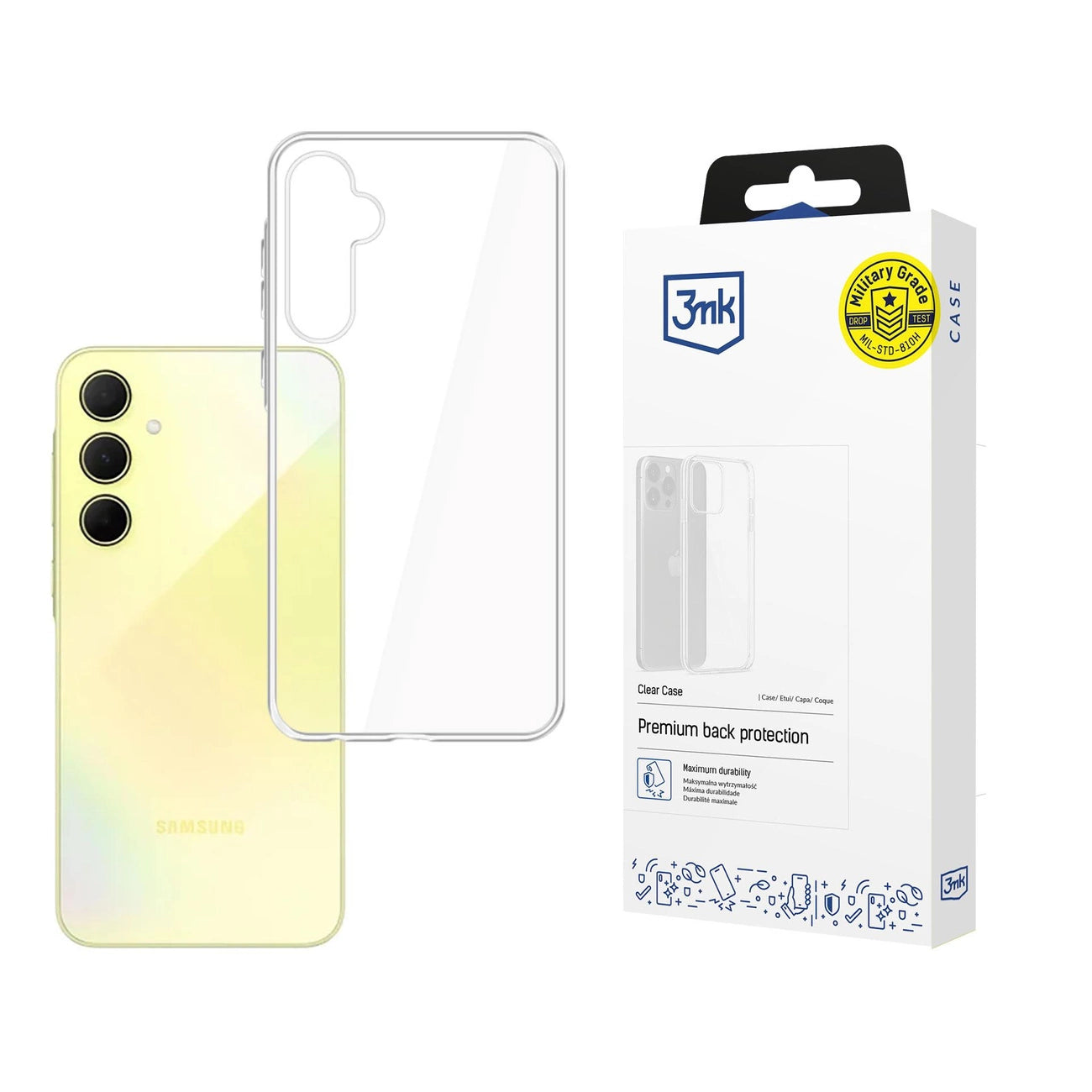 3mk Clear Case for Samsung Galaxy A35 5G - transparent_0