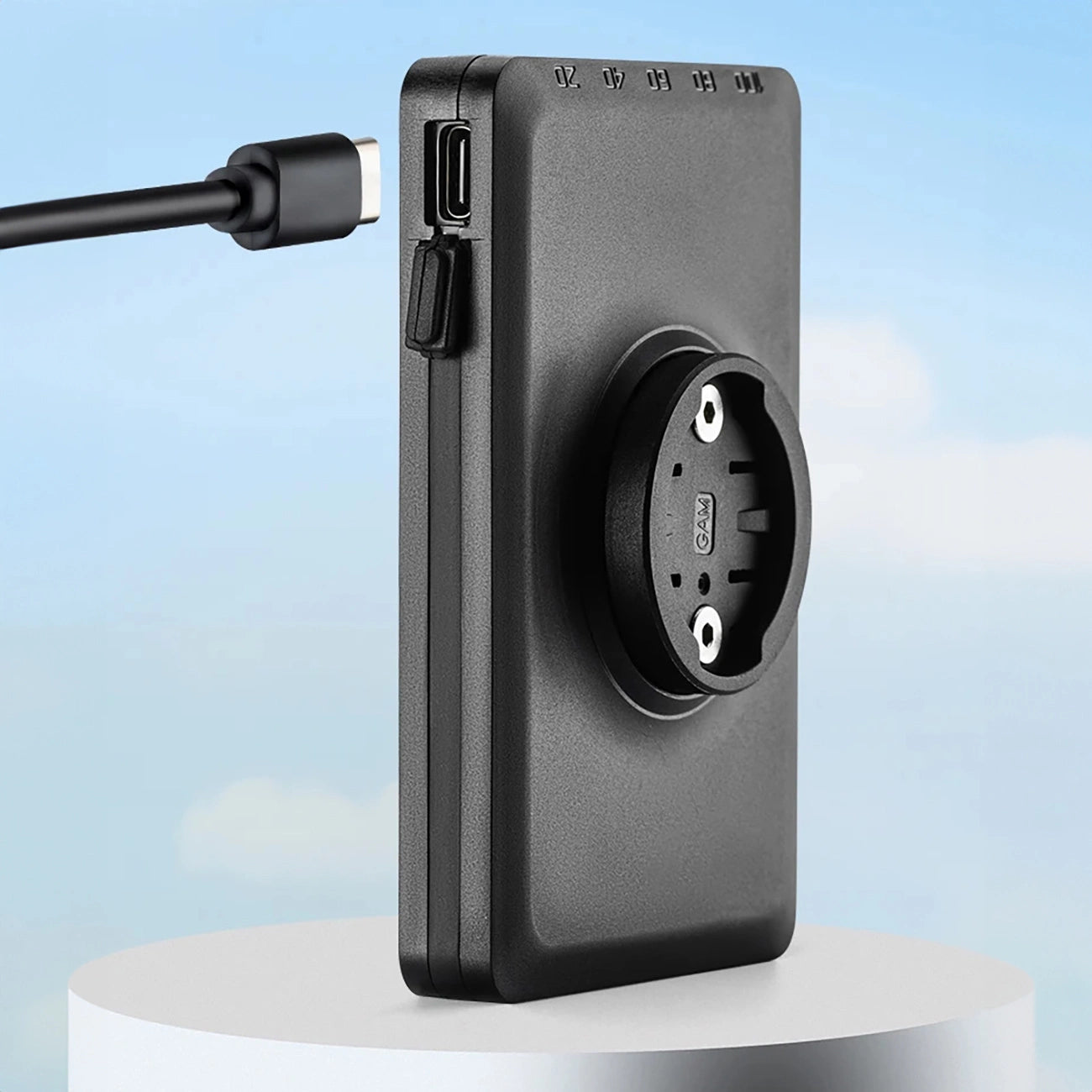 Rockbros JP008 front bike light for counter with power bank 5000mAh 150lm IPX6 - black_6