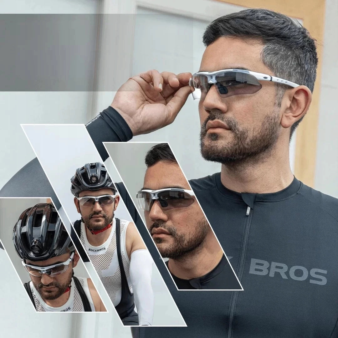 Rockbros 10002 polarizing cycling glasses - white_4
