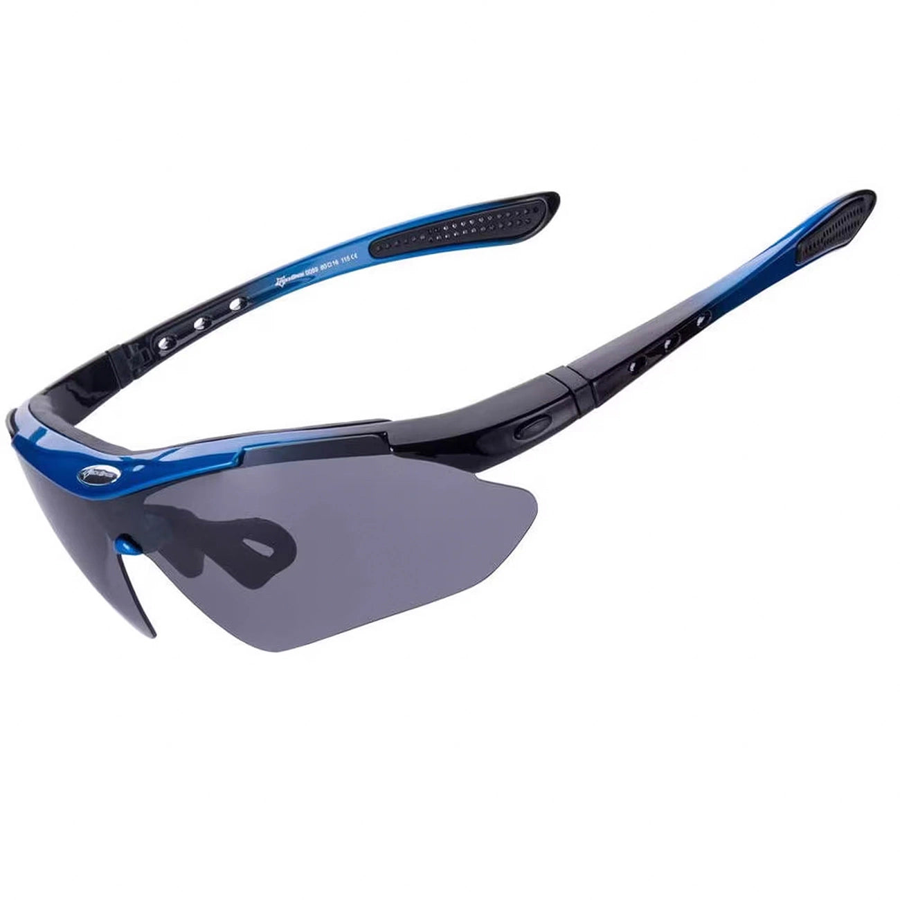 Rockbros 10007 polarizing cycling glasses - black and blue_1
