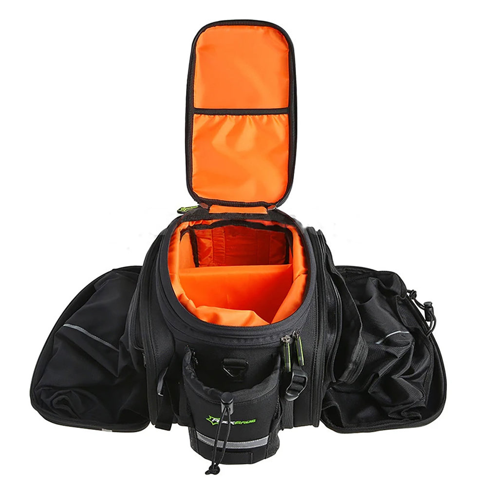 Rockbros A6-03BK bicycle bag for trunk 35 l with fold-out pockets - black_1