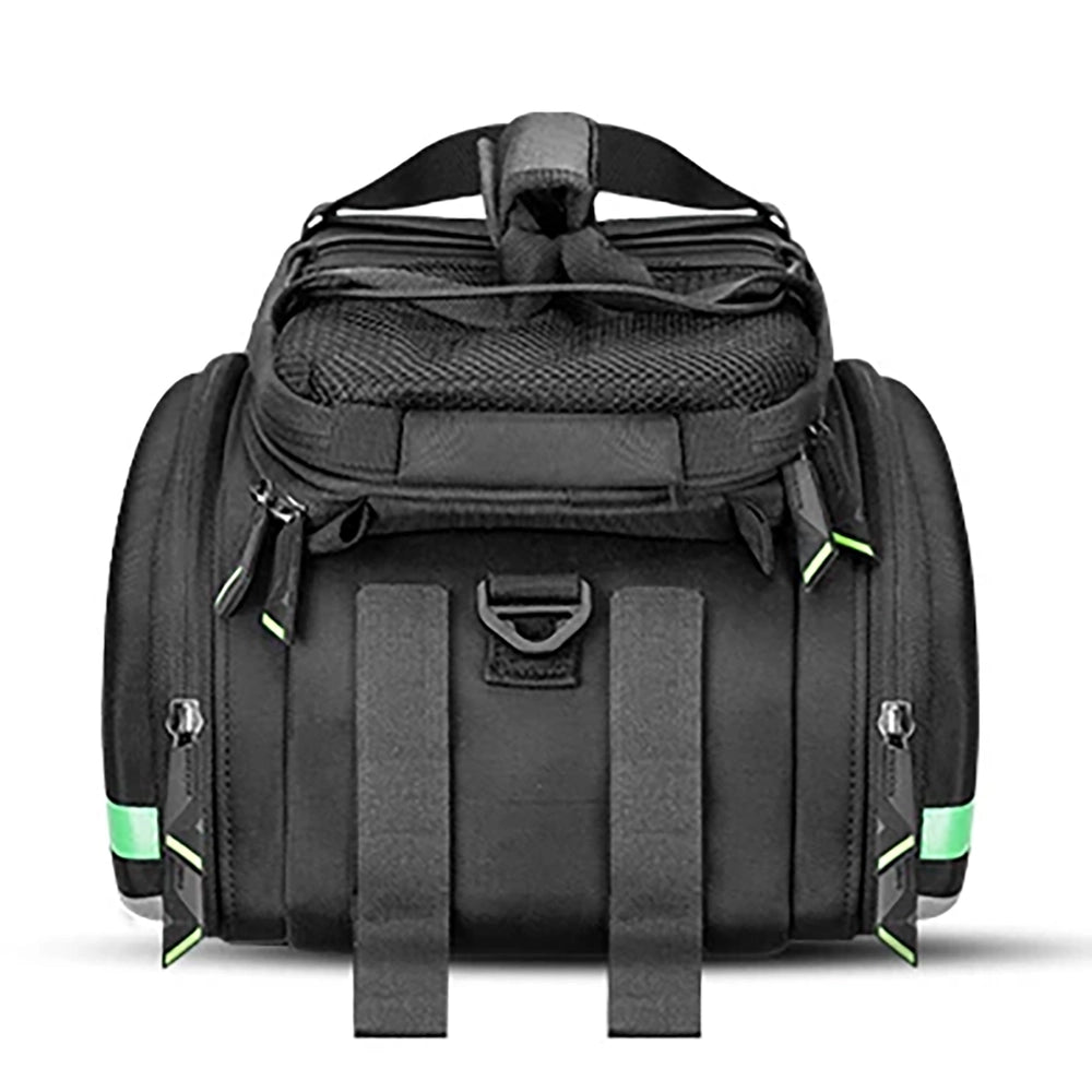 Rockbros A6-03BK bicycle bag for trunk 35 l with fold-out pockets - black_7