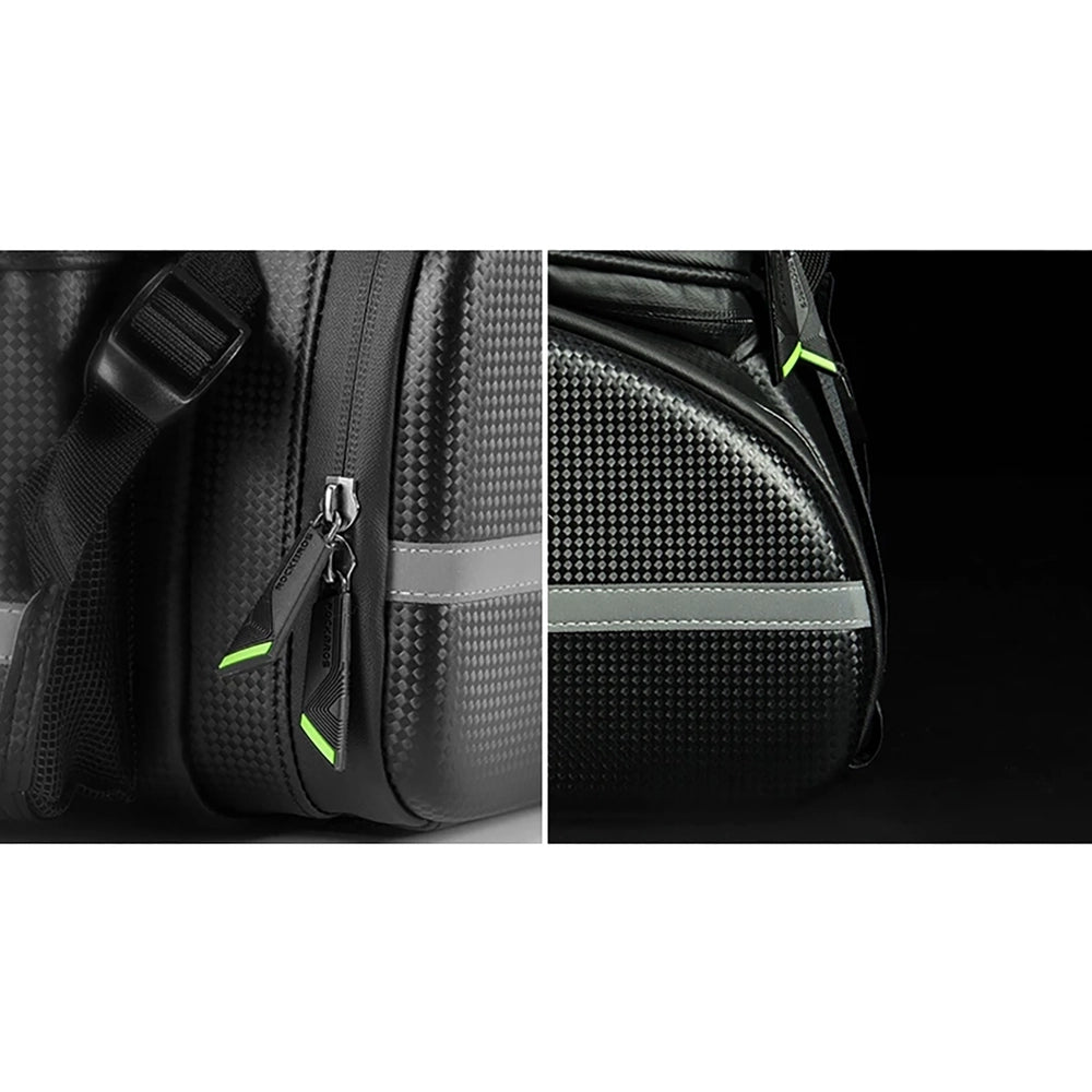 Rockbros A6-6 bicycle bag for trunk, 35 l, with fold-out pockets - black_9