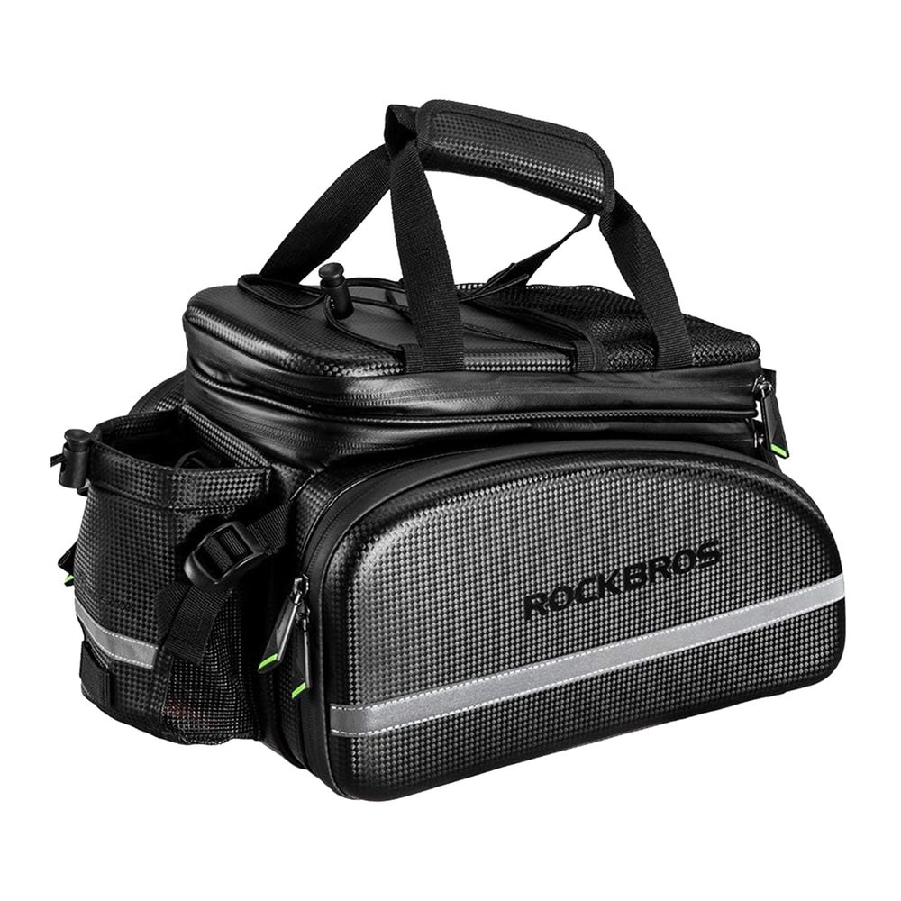 Rockbros A6-6 bicycle bag for trunk, 35 l, with fold-out pockets - black_1