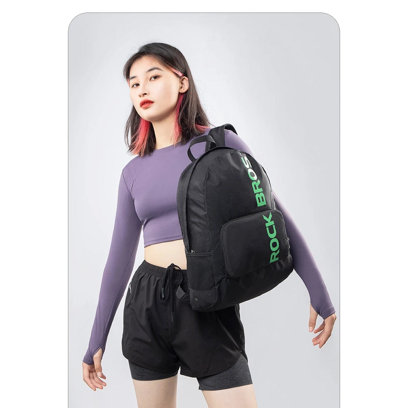 Rockbros H10-BK sports foldable backpack 18 l - black_15