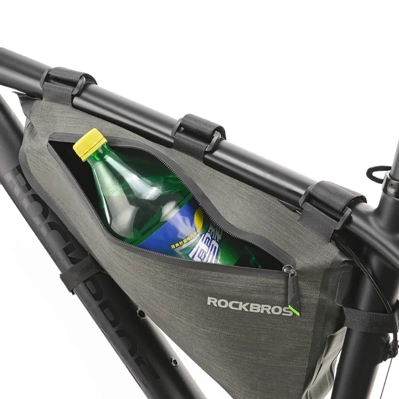 Rockbros AS-017 bicycle frame bag 5 l - dark green_1