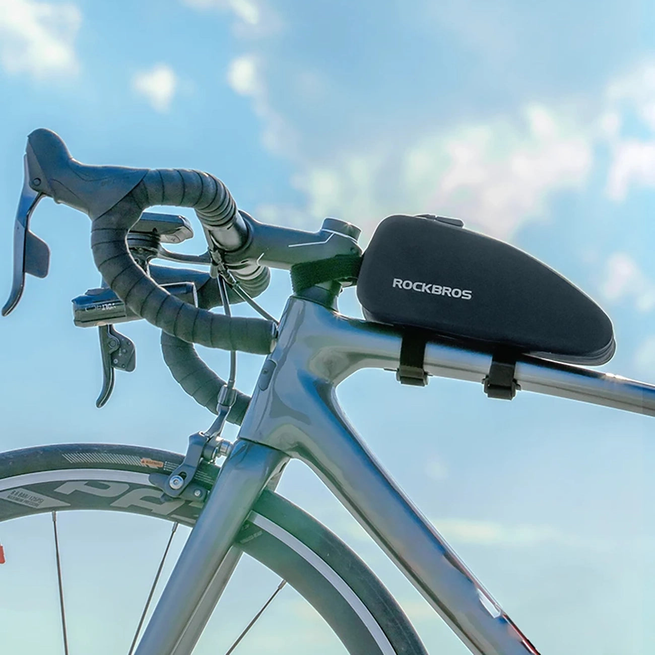 Rockbros AS-019 bicycle frame bag waterproof 1.5 l - black_10