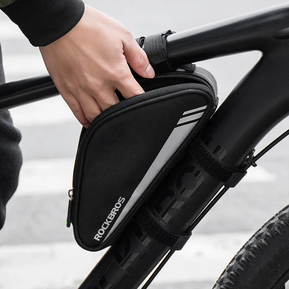 Rockbros B55-BK bicycle bag for frame 0.7 l - black_6