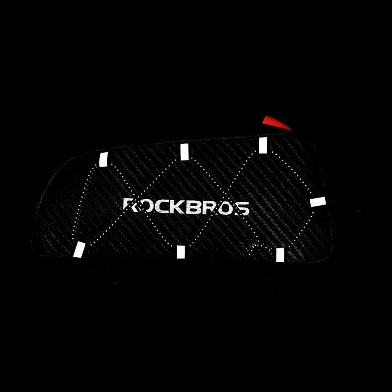 Rockbros 039BK bicycle frame bag 1 l with braid - black_8
