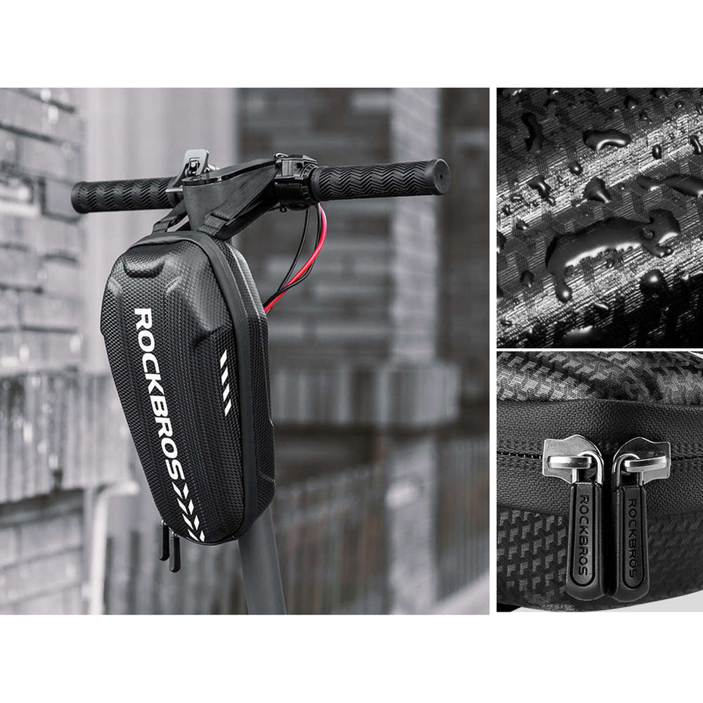 Rockbros B62 bicycle bag for handlebar or frame 2 l - black_5