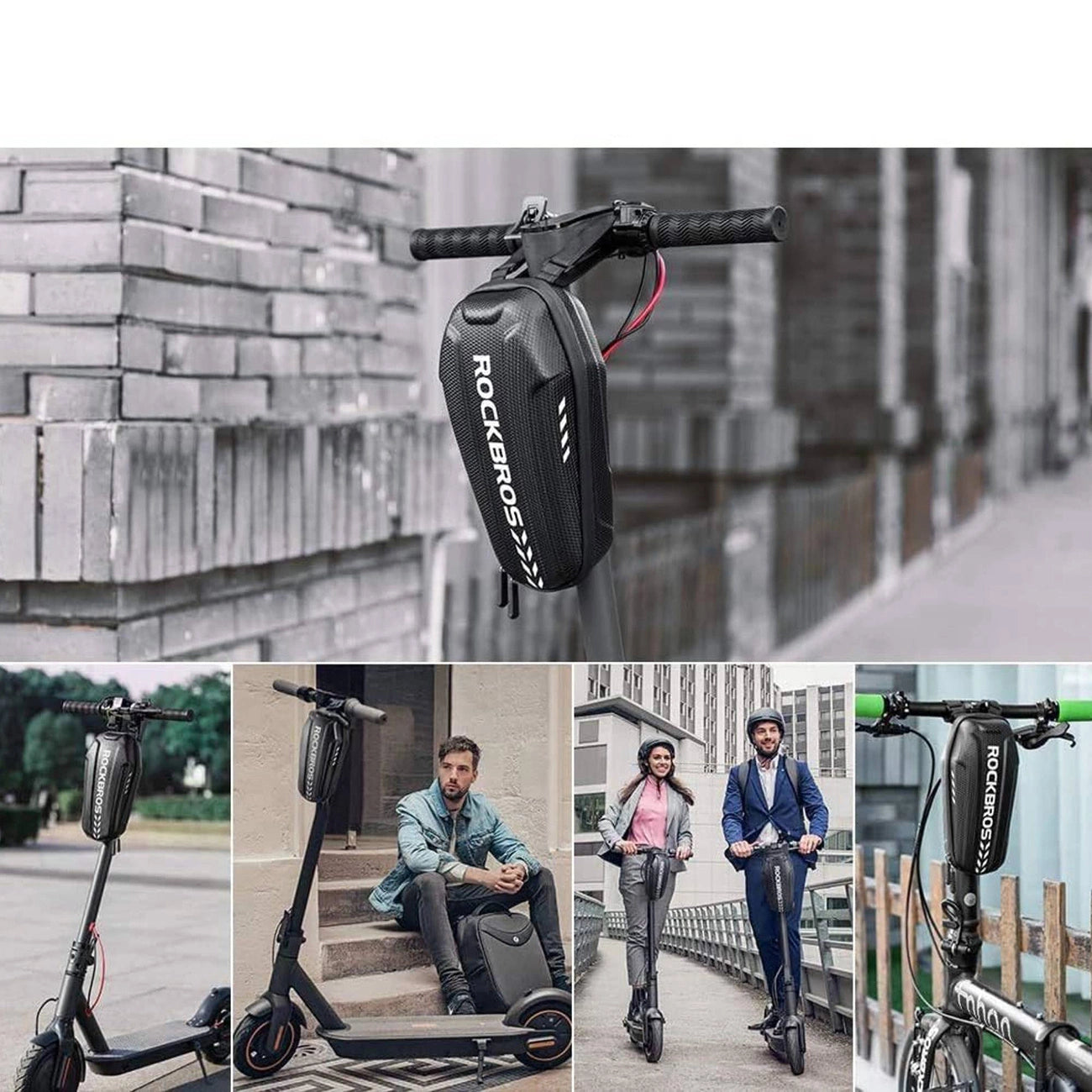 Rockbros B62-1 bicycle bag for handlebar or frame 3 l - black_5