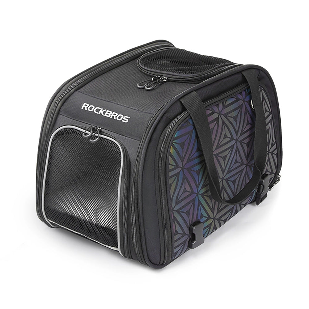 Rockbros 30140028001 transport bicycle bag for cats and dogs - black_2