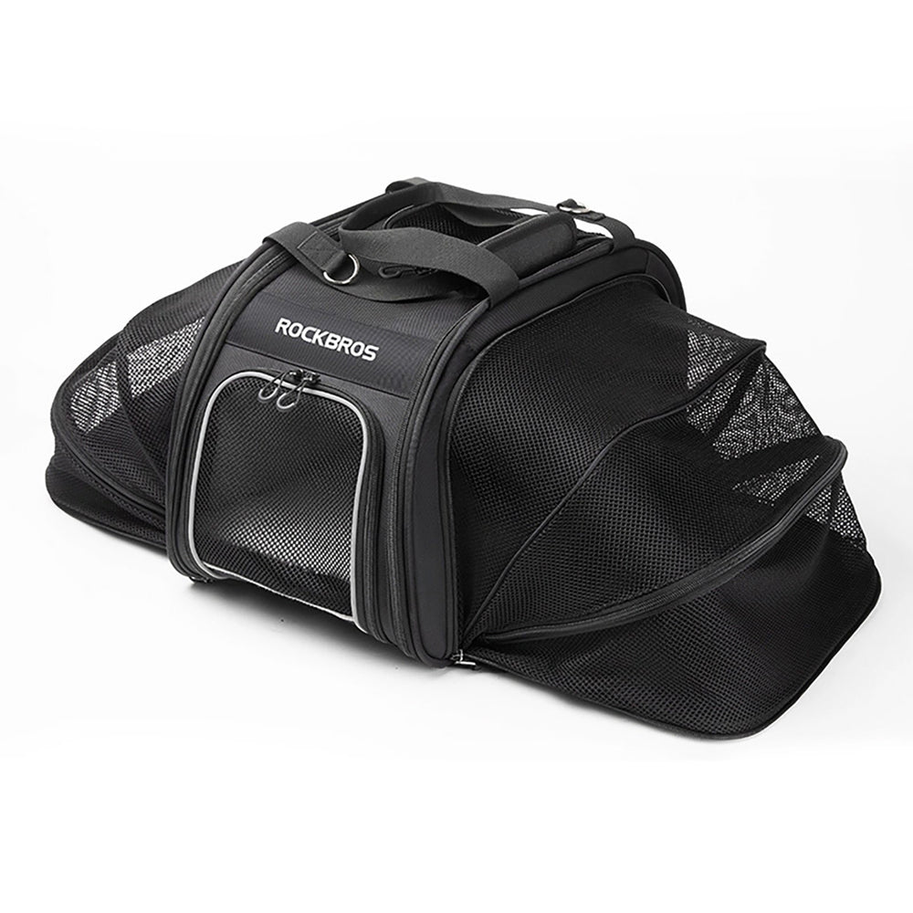 Rockbros 30140028001 transport bicycle bag for cats and dogs - black_3