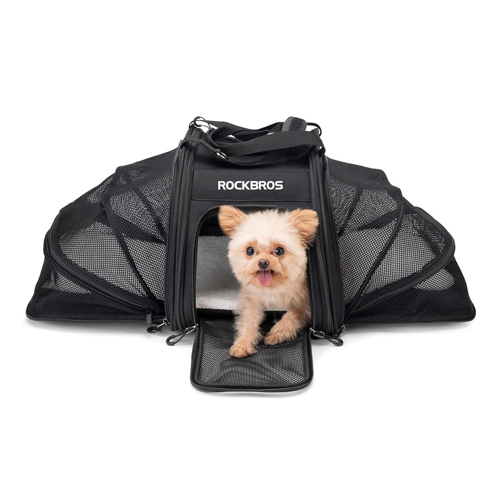 Rockbros 30140028001 transport bicycle bag for cats and dogs - black_1