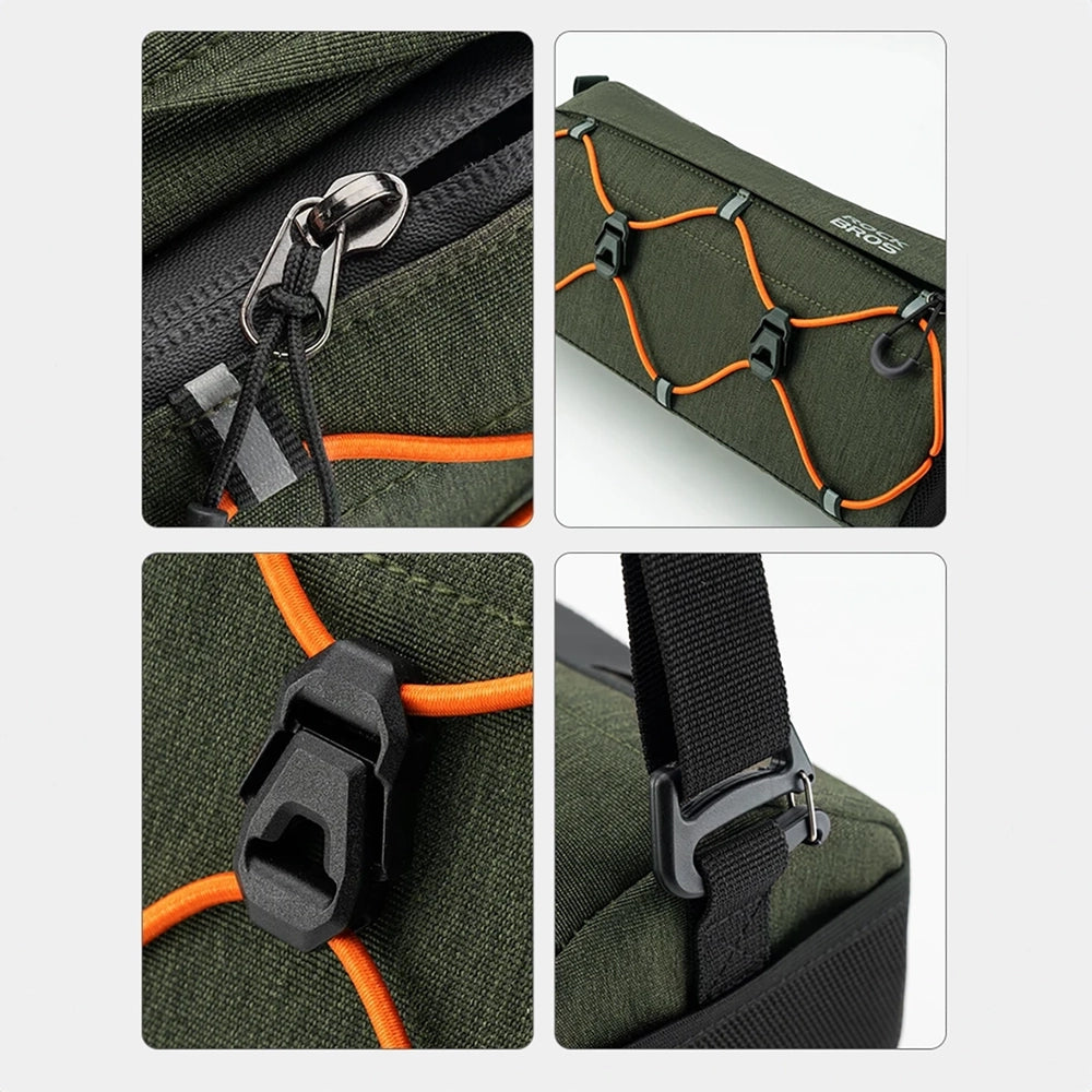 Rockbros 30110054001 bicycle handlebar bag 2.2 l - green_7