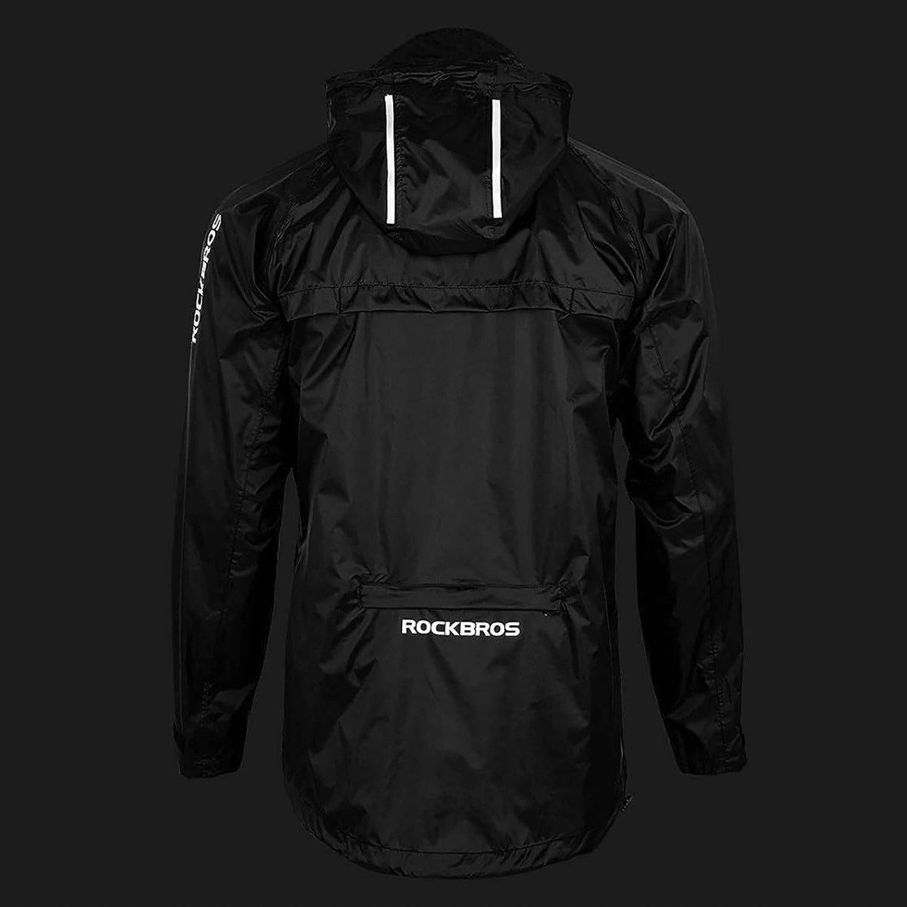 Rockbros YPY013BK2XL Rain Jacket Breathable Windproof XXL - Black_2