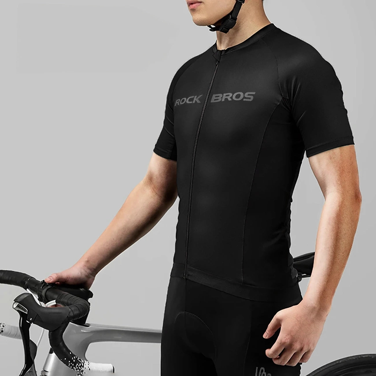 Rockbros cycling jersey 15120002003 short sleeve L - black_4