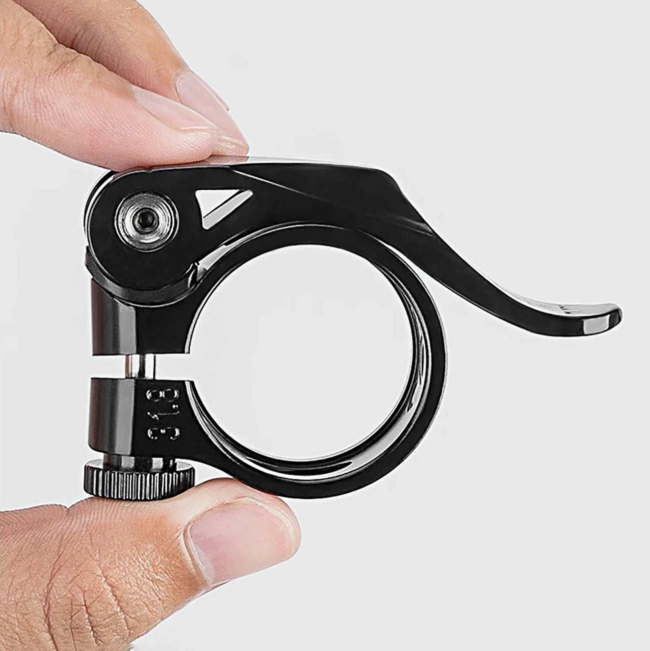 Rockbros 41210092001 bicycle seat clamp with quick release - black_8