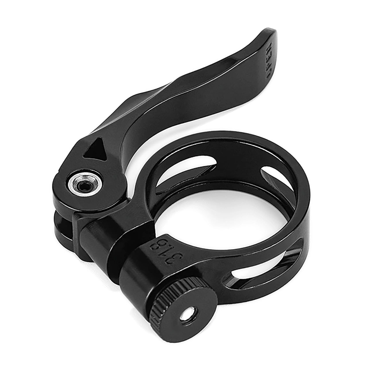Rockbros 41210092001 bicycle seat clamp with quick release - black_1