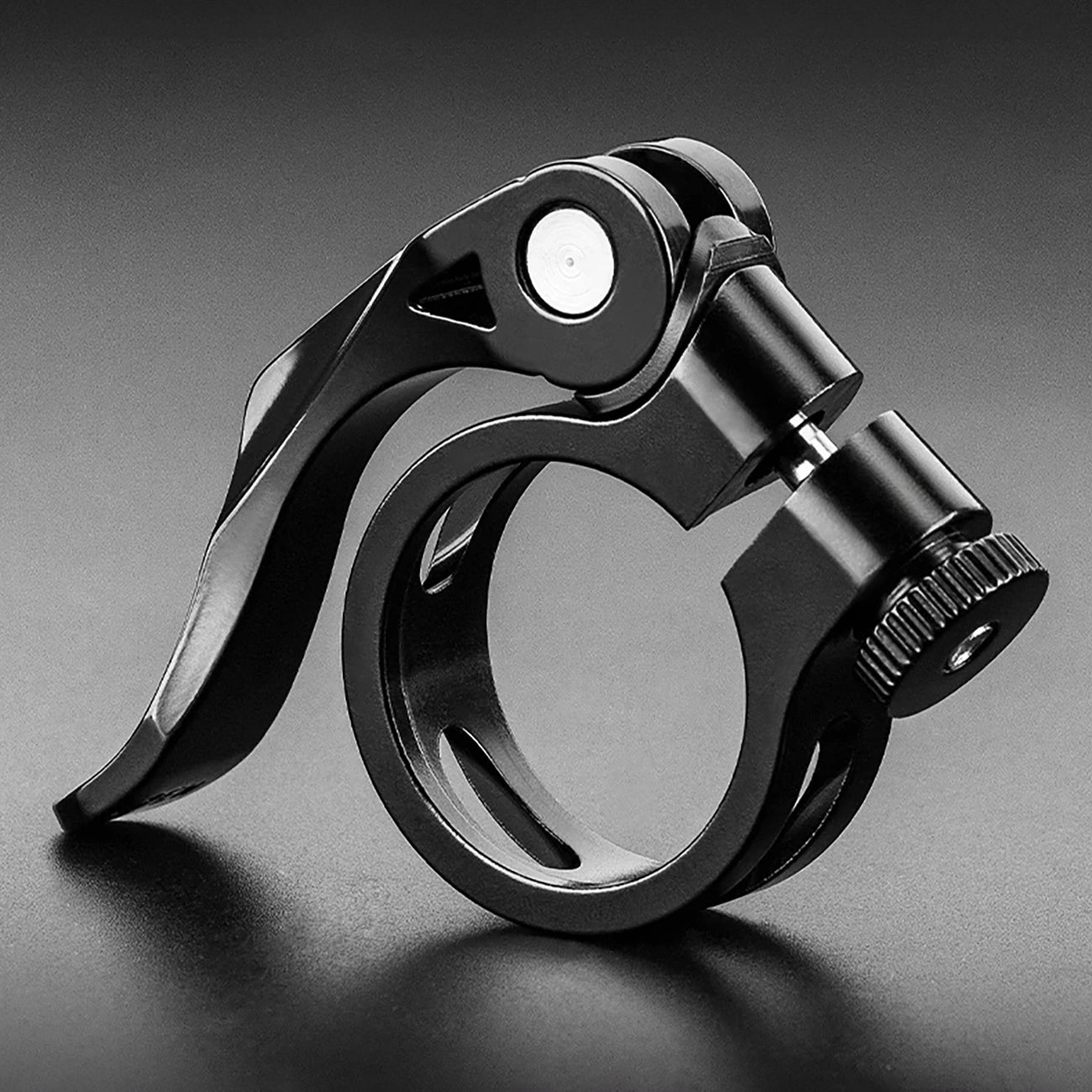 Rockbros 41210092001 bicycle seat clamp with quick release - black_7