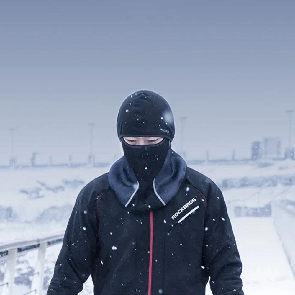Rockbros LF8113-2 cycling balaclava, universal size - black and gray_3