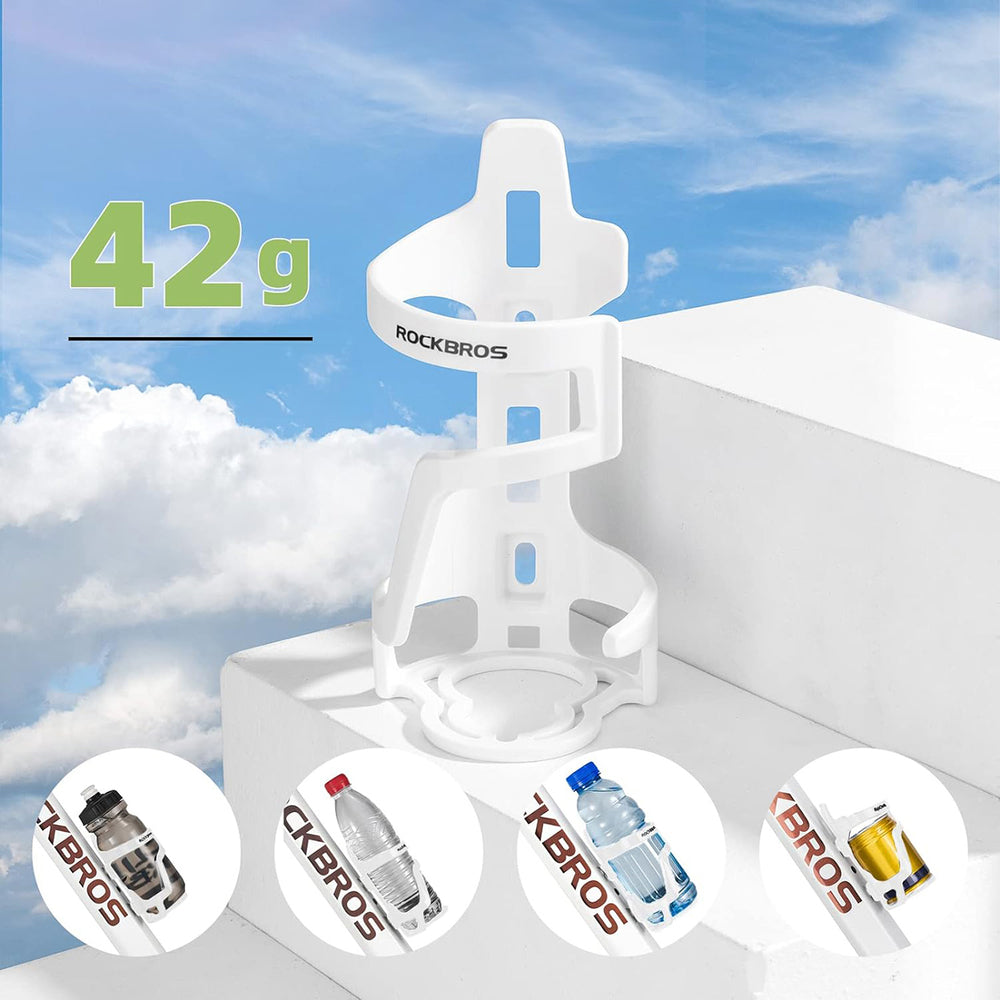 Rockbros 31210012002 bicycle water bottle holder - white_5
