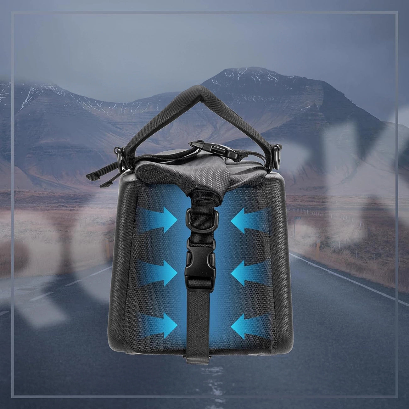 Rockbros 30140090001 bicycle bag for trunk 11.6l - black_6