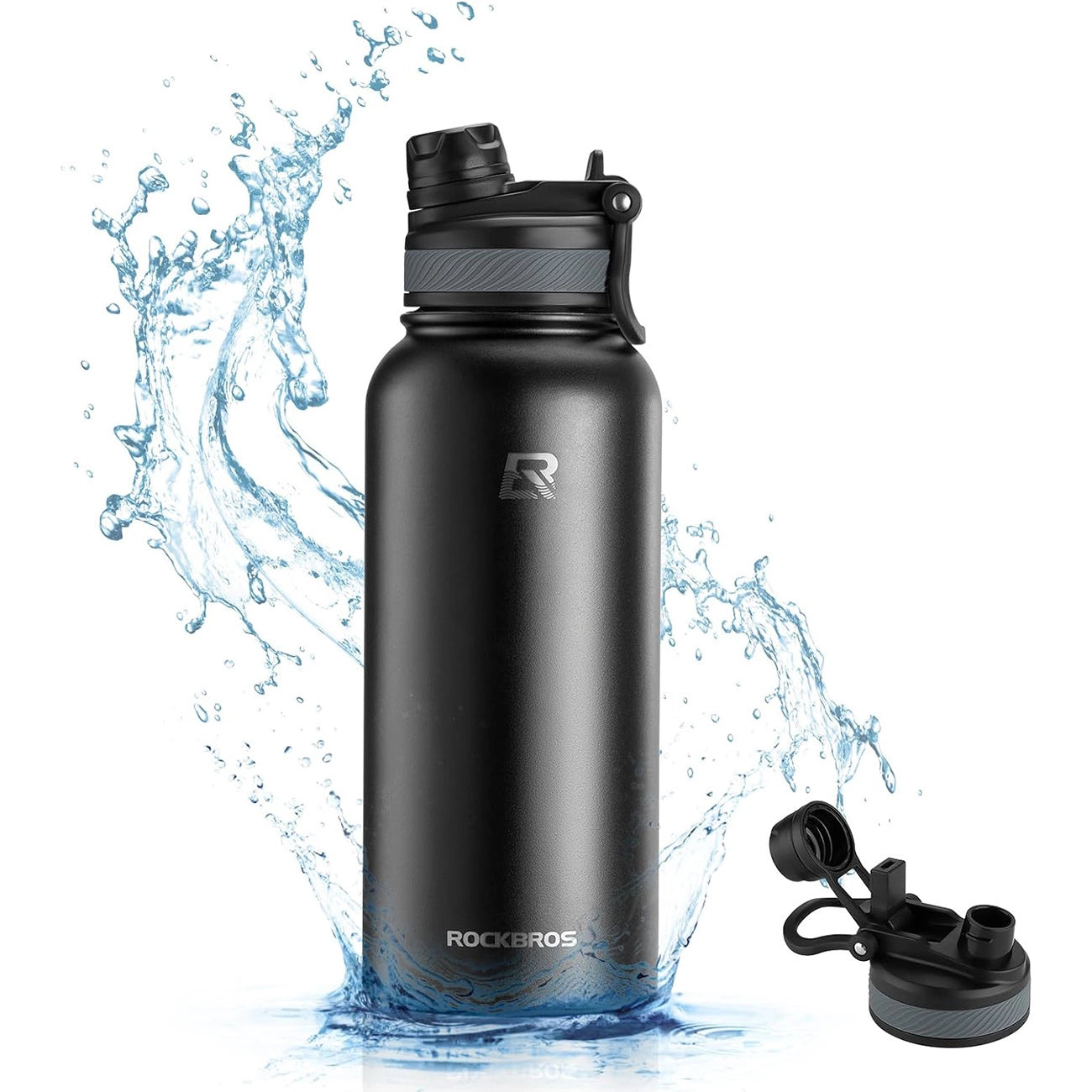 Rockbros 35210029001 thermal bottle for bicycle drinks 550 ml - black_2