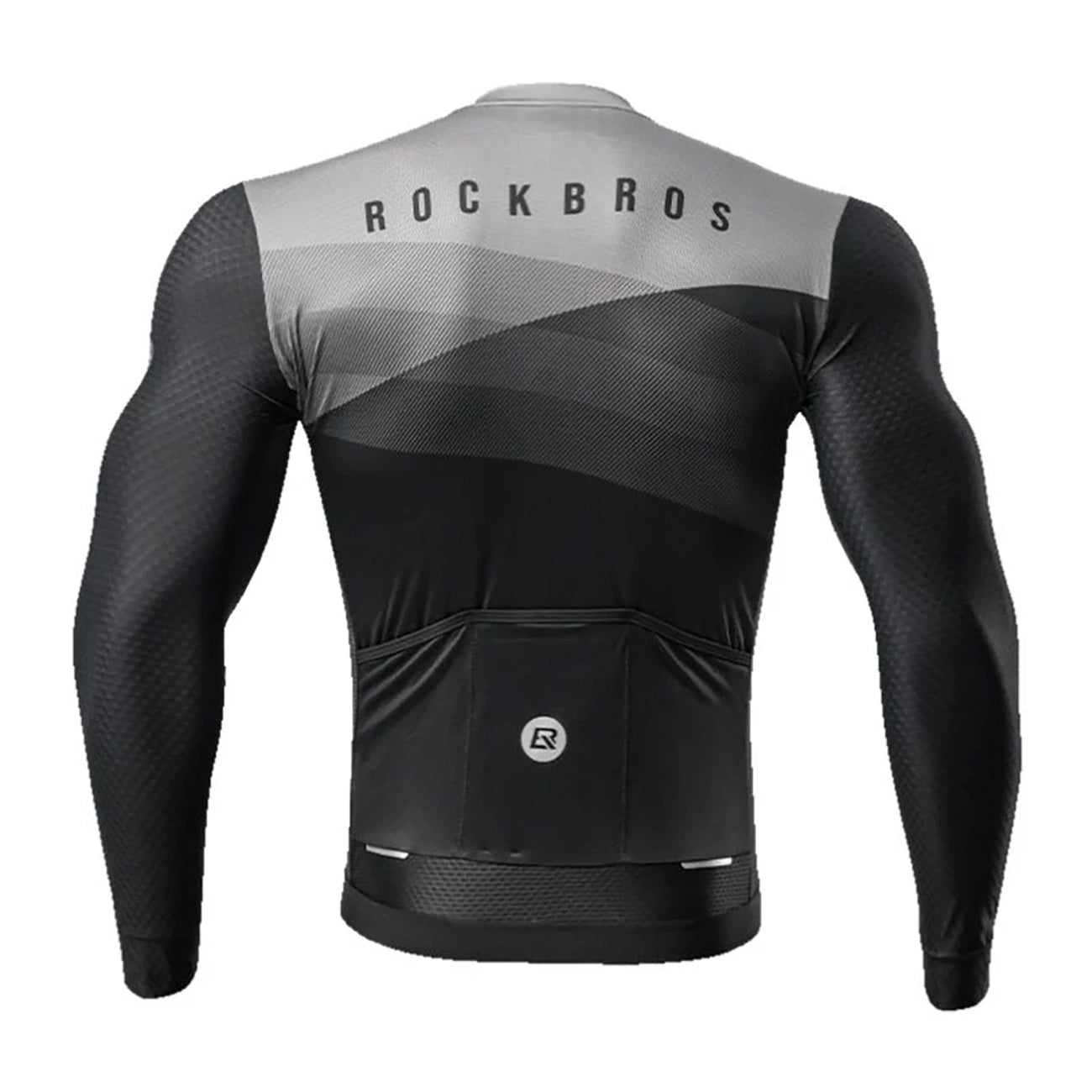 Rockbros cycling jersey 15120009002 long sleeve spring/summer M - black_2