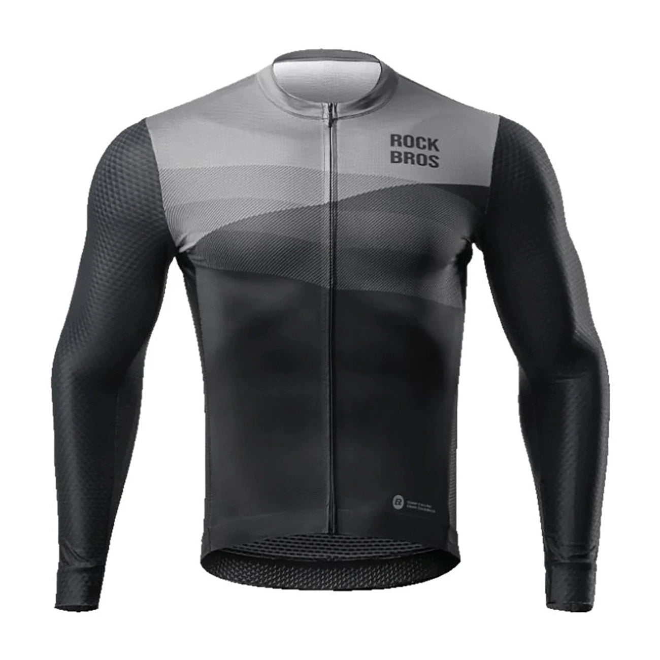 Rockbros cycling jersey 15120009005 long sleeve spring/summer XXL - black_1