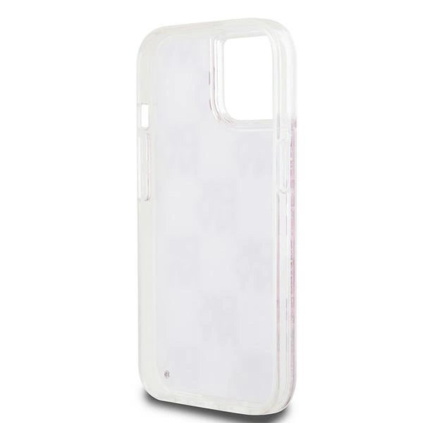 DKNY Liquid Glitter Multilogo case for iPhone 15 / 14 / 13 - pink_6