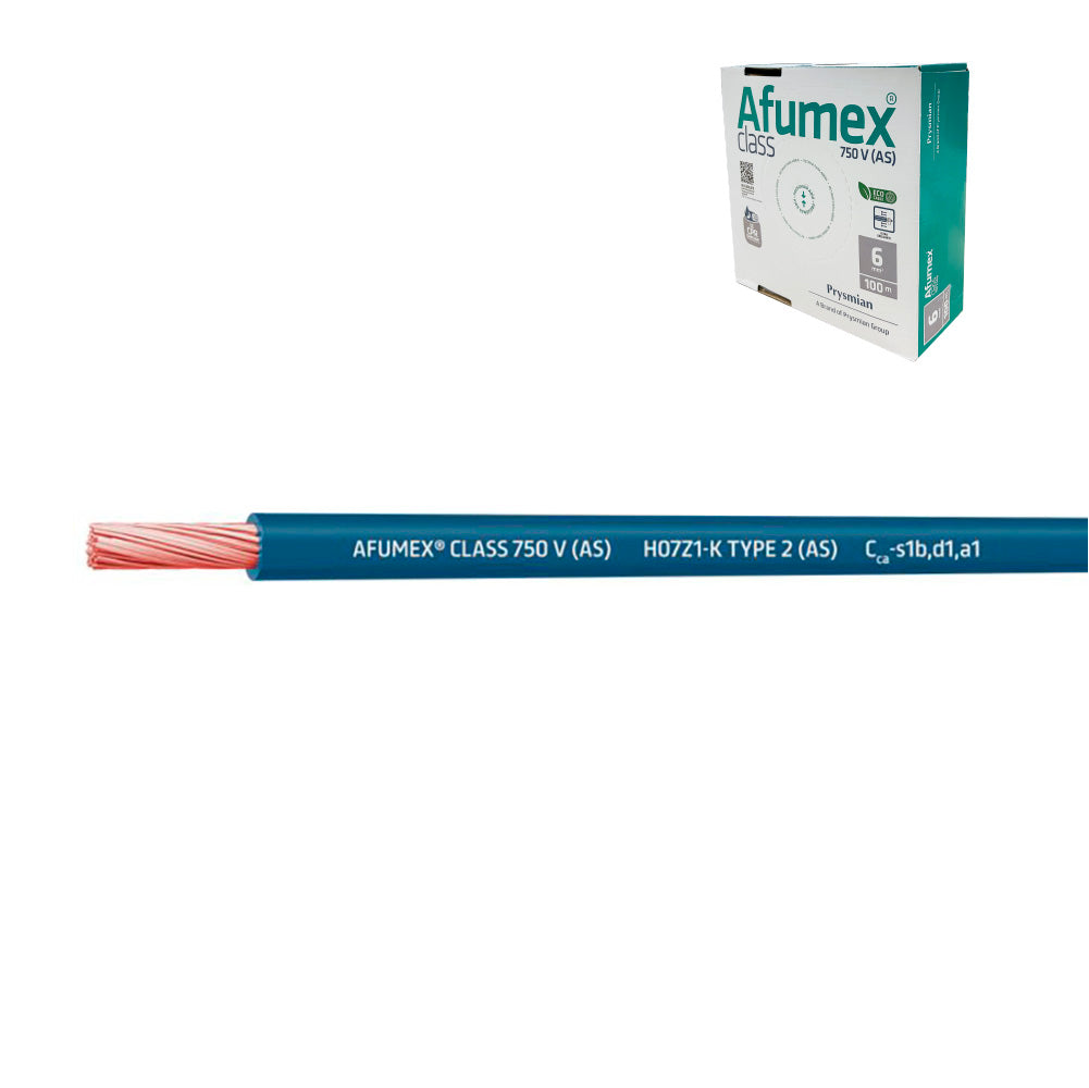 Cabo h07z1-k(as) 4,0 mm² azul euro/m_0