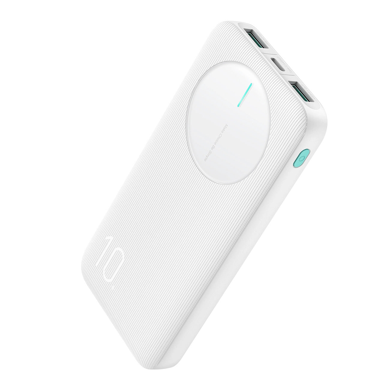 Powerbank Joyroom JR-PBF12 10000mAh 2.4A 2x USB-A 1x USB-C - white_0