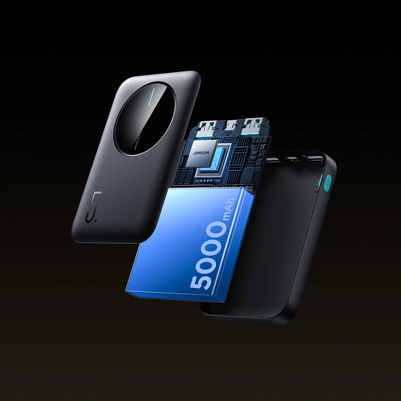 Joyroom Powerbank JR-PBF13; 2.4A LED, 5000mAh (black)_17