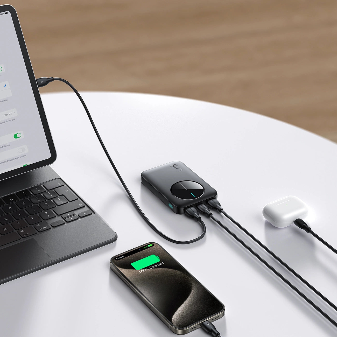Joyroom Powerbank JR-PBF13; 2.4A LED, 5000mAh (black)_14