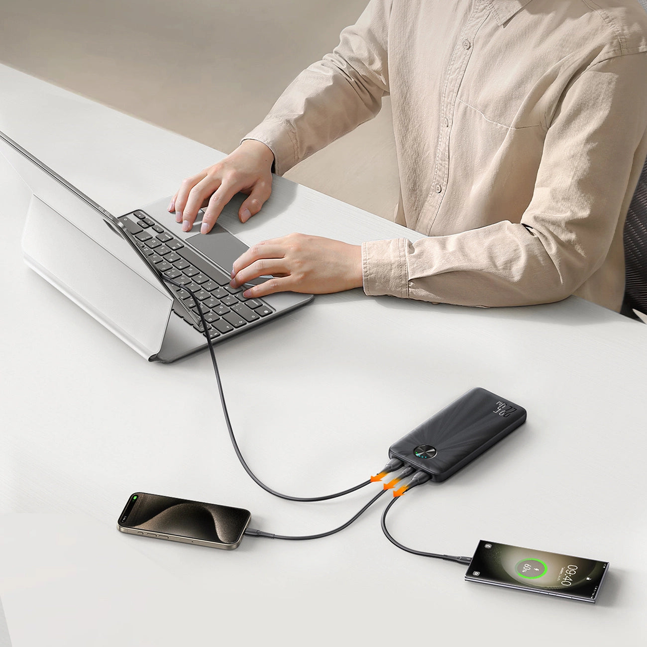 Powerbank Joyroom JR-PBF15 10000mAh USB-C USB-A 22.5W - black_9