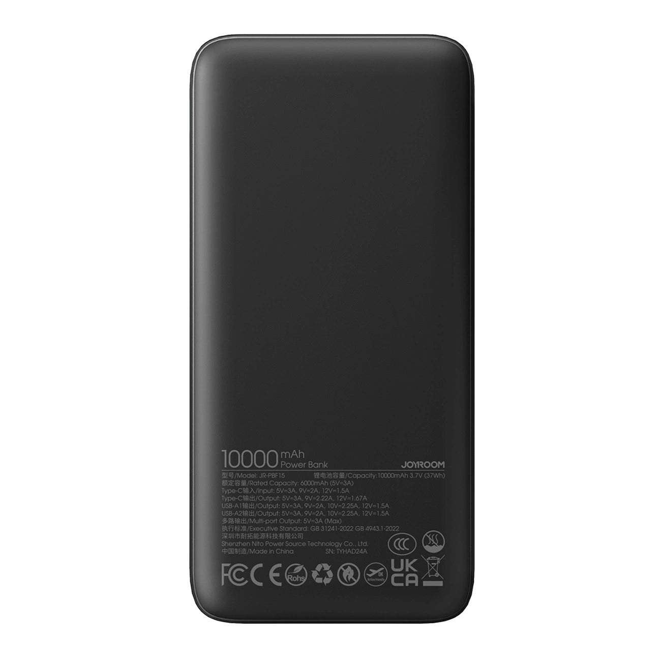 Powerbank Joyroom JR-PBF15 10000mAh USB-C USB-A 22.5W - black_2