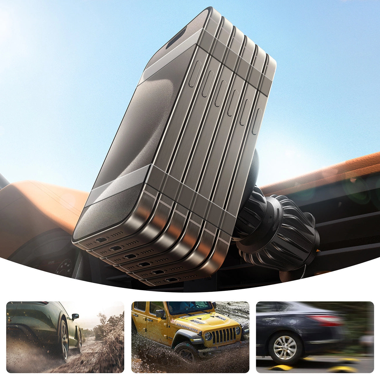 Joyroom JR-ZS406 magnetic car air vent holder - black_13
