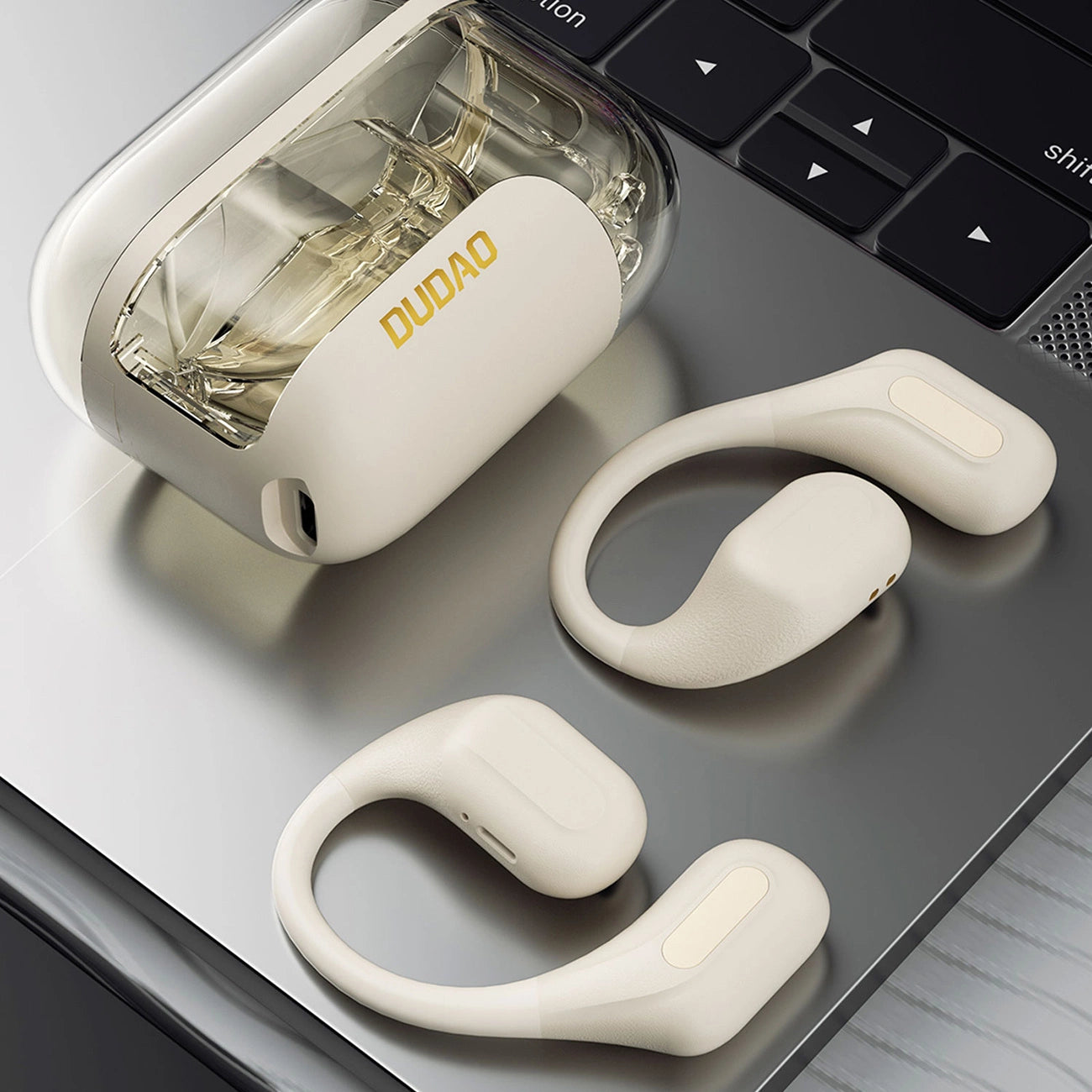 Dudao U17Pro on-ear wireless headphones with Bluetooth 5.3 and ANC - white_2