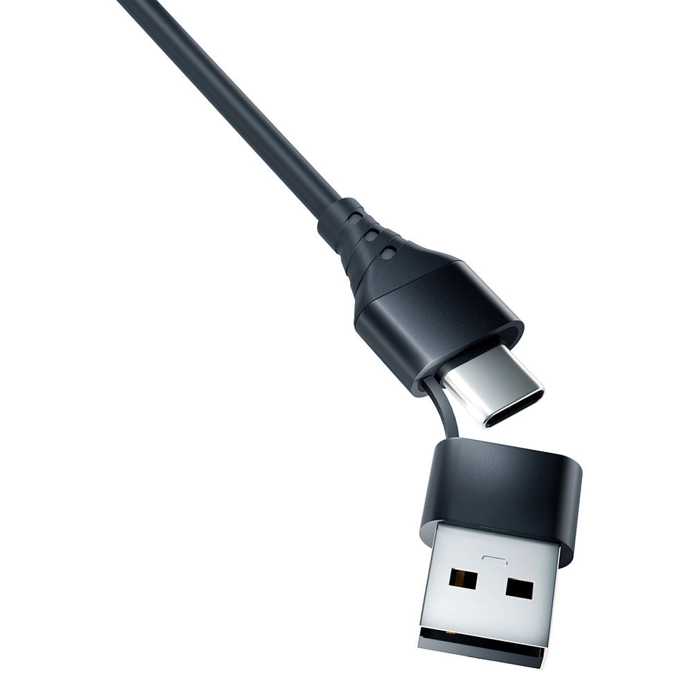 3mk Hyper Cable 3in1 USB-A - USB-C / USB-C - micro USB - Lightning 1.5m - black_4