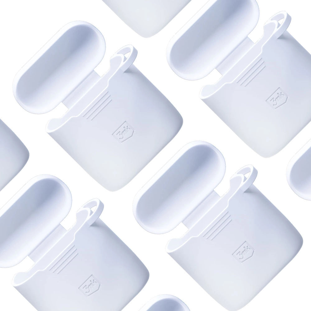 3mk Silicon AirPods Case for AirPods 2 - white_11