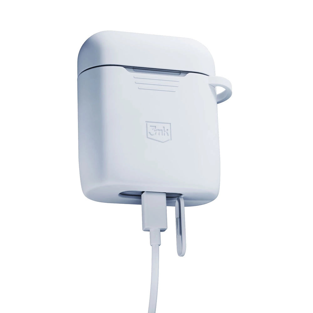 3mk Silicon AirPods Case for AirPods 2 - white_7