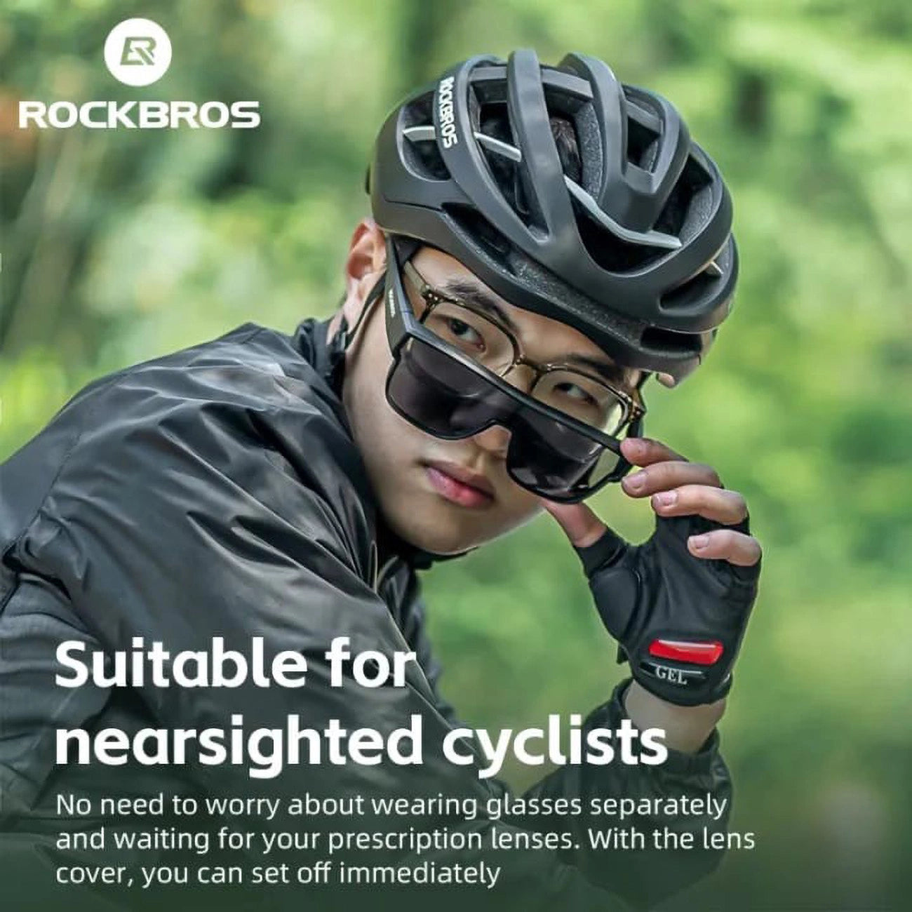 Rockbros SP304 Polarized Cycling Glasses - Black_6