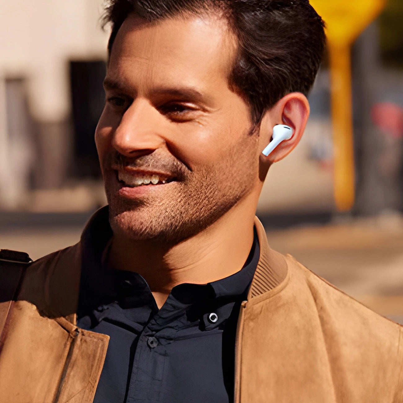 Dudao U19 in-ear TWS wireless Bluetooth 5.3 headphones with LED display - white_11