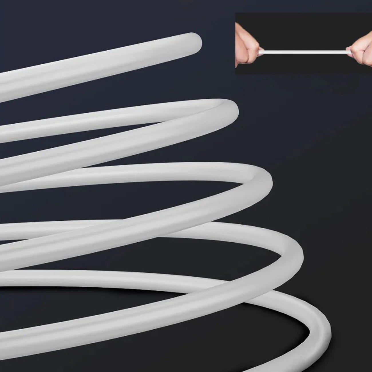 Dudao X1PROT In-Ear Wired USB-C Headphones 1.2m - White_5